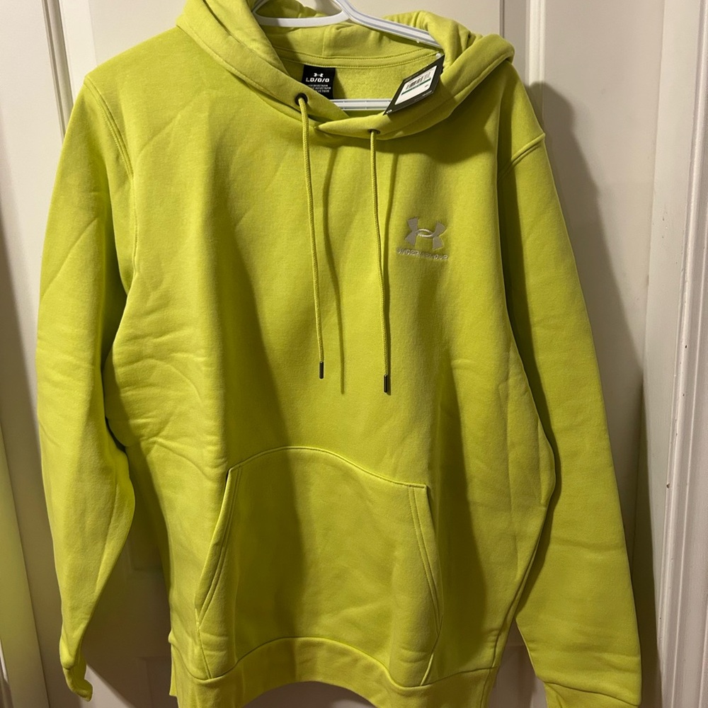 Under Armour Men's Lime Hoodie Large - NWT
